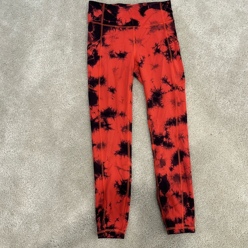 Tie dye Lululemon leggings